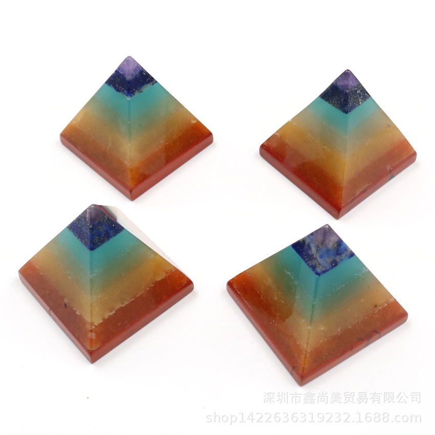 Semi Precious Stone Fashion Crystal Pyramid Gifts <Esb01640>