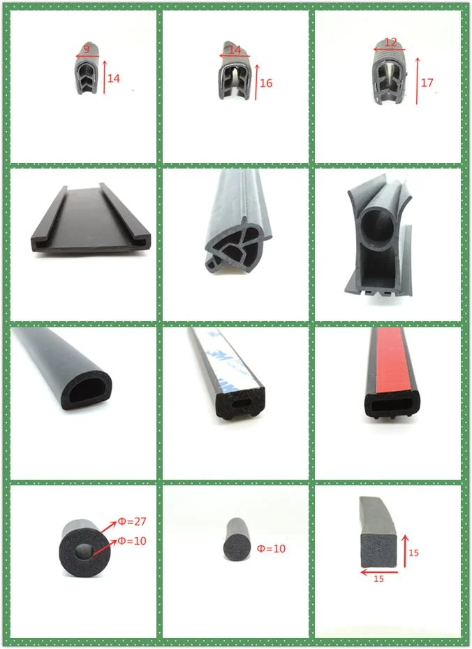 D Shape EPDM Foam Weather Seal Strip